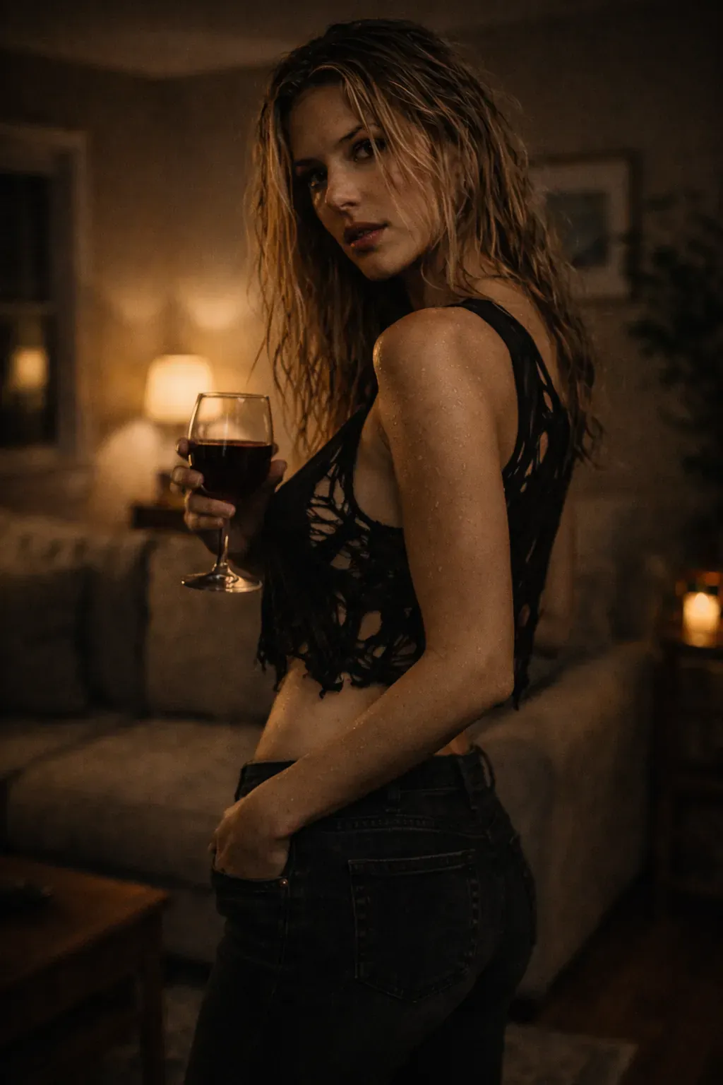 Intimate Wine Moment